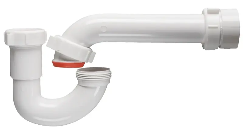 Keeney 1-1/2 In. Slip In. X 1-1/2 In. D Slip PVC 1-1/4 In. P-Trap 1 Pk