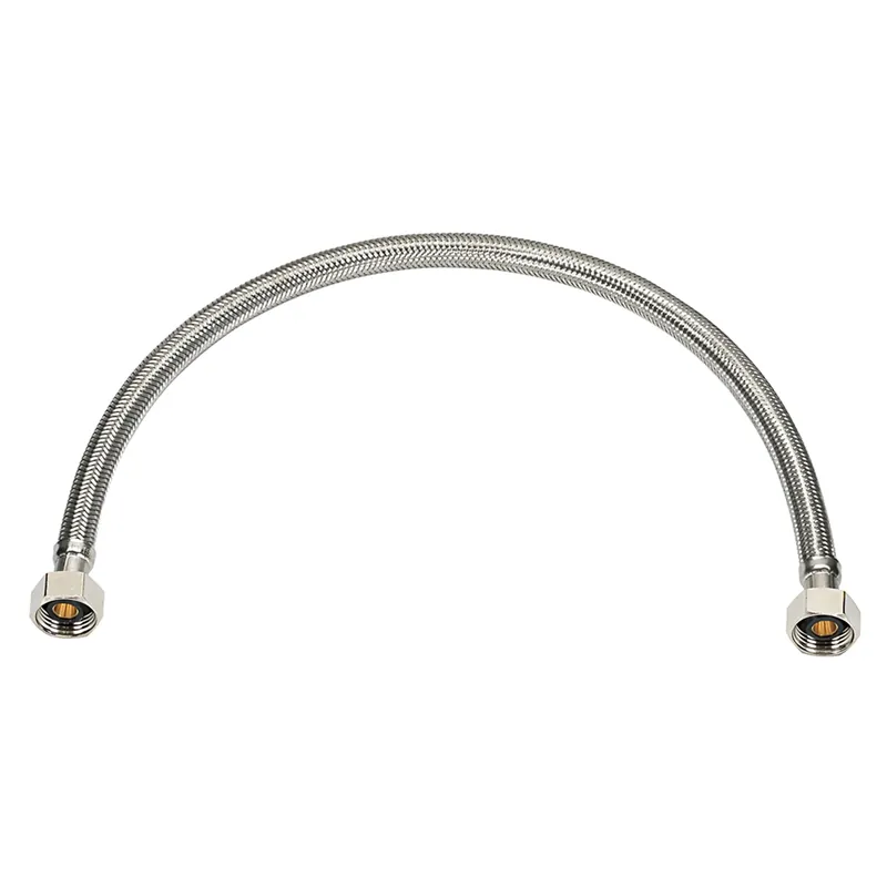 1/2 In. Fip X 1/2 In. D Fip 16 In. Stainless Steel Supply Line