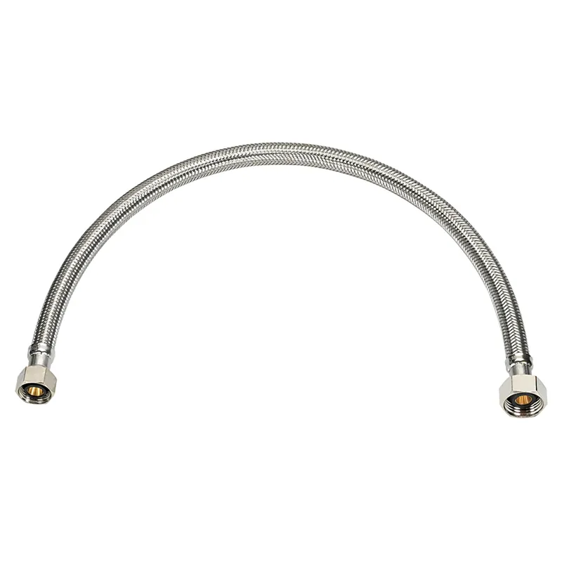 3/8 In. Compression X 1/2 In. Diameter Fip 12 In. Stainless Steel Supply Line