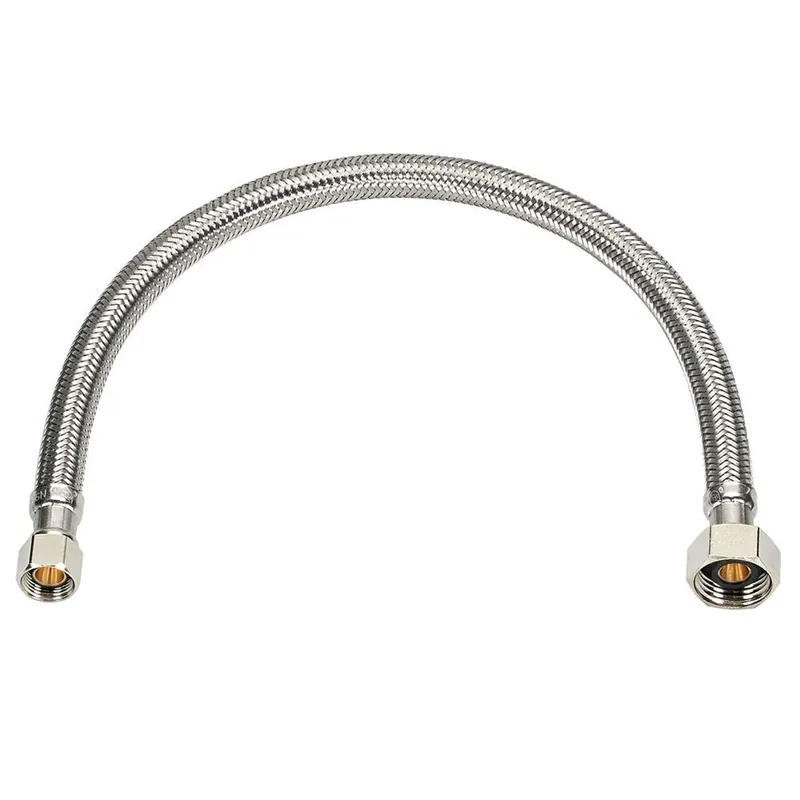 3/8 In. O.d. X 1/2 In. Ips X 16 In. Braided Stainless Steel Faucet Supply Line