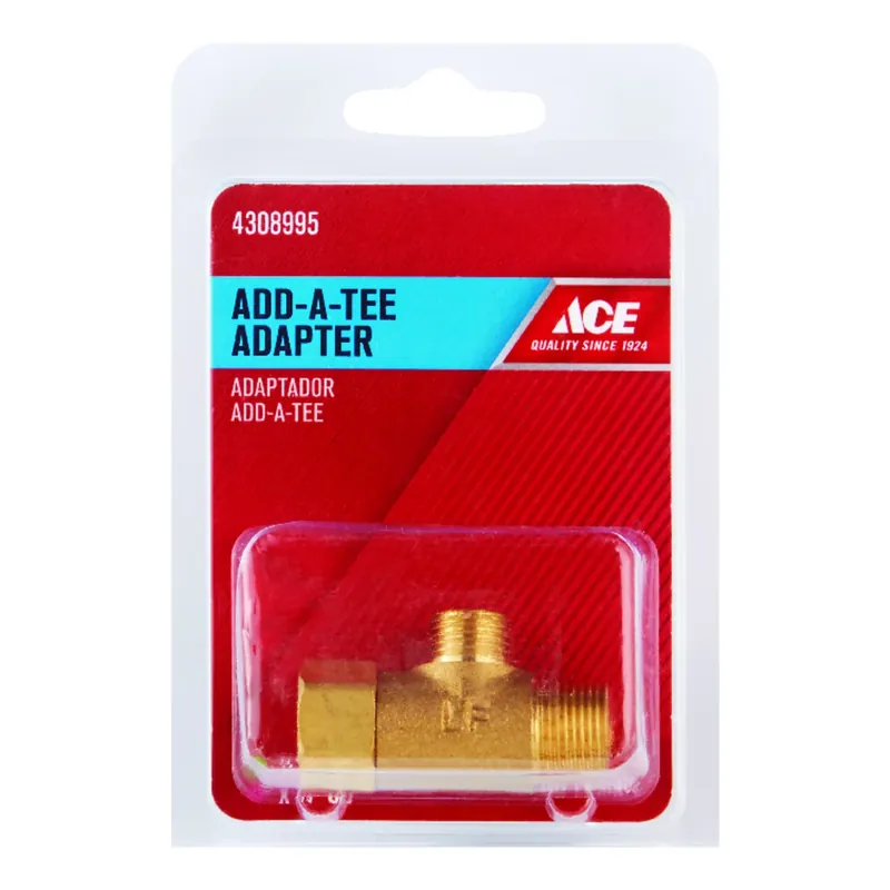 Add A Tee 3/8 In. Female Compression Swivel X 1/4 In. Male Compression Brass Adapter