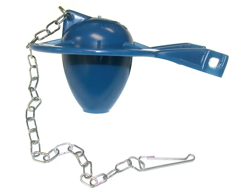 Universal Fit Toilet Tank Flapper With Chain And Hook - Model Ace23580bu