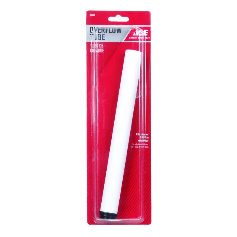 Overflow Tube White Plastic For Toilets - Model Ace835-61