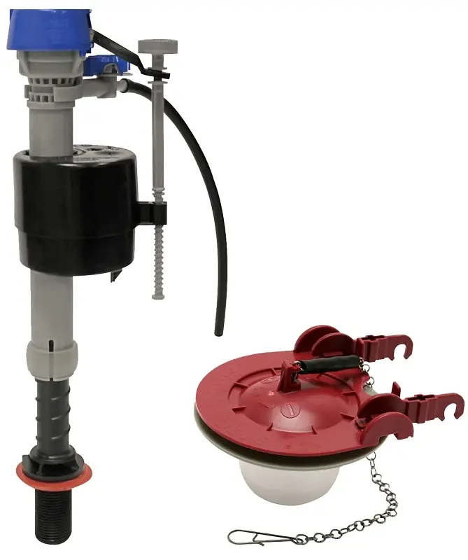 Performax Toilet Fill Valve And 3-In. Adjustable Toilet Flapper Kit
