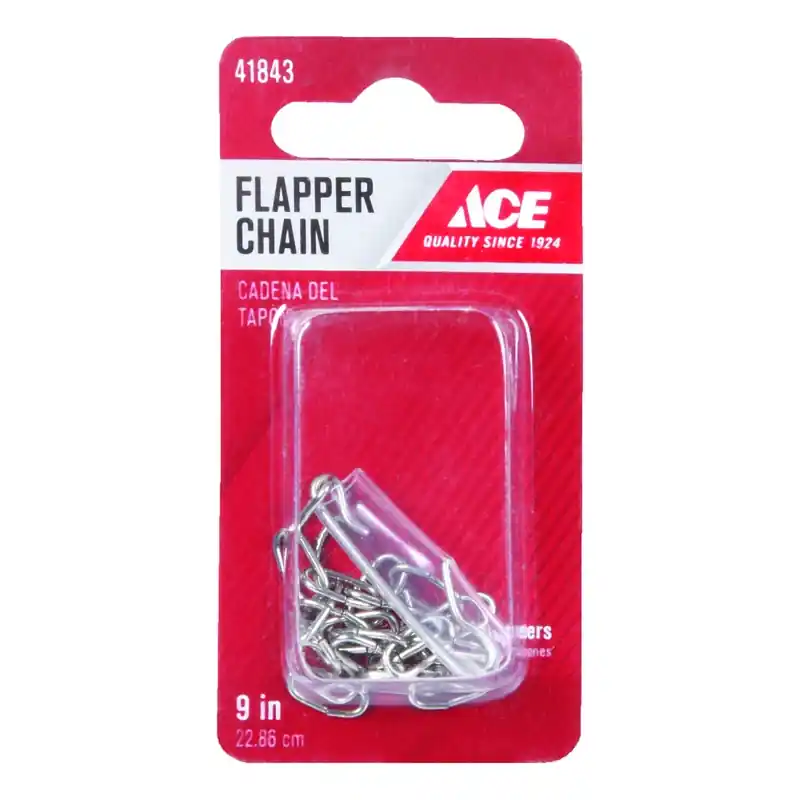 Flapper Chain Stainless Steel 9 Inch Universal Toilet Repair Part