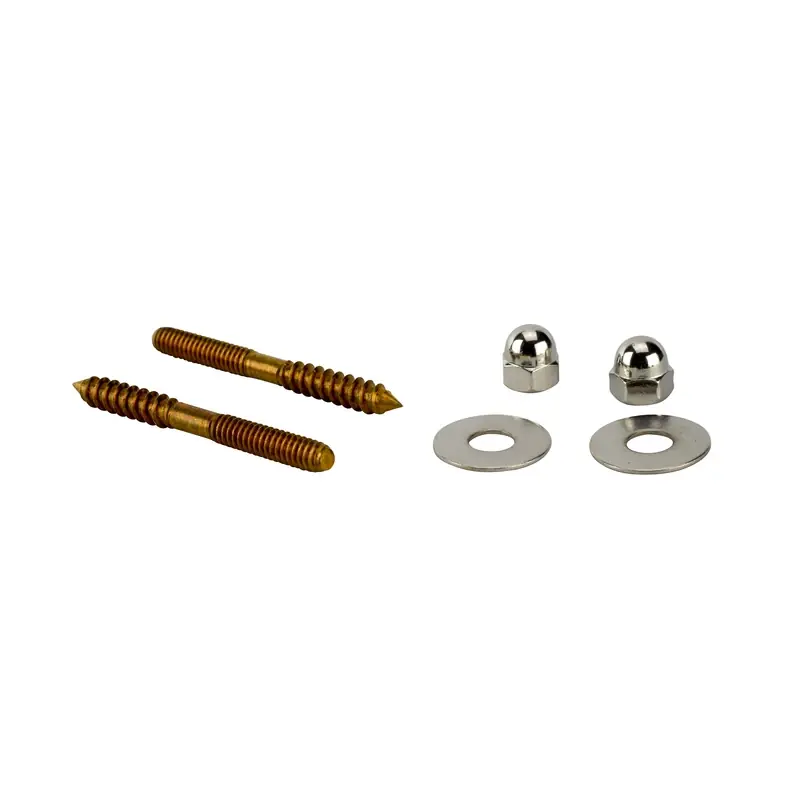 Toilet Screw Set Brass 1/4in X 2 1/2in Model Ace835-151