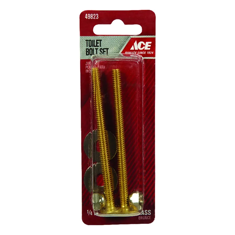 Brass Toilet Bolt Set With Nuts And Washers - Model Ace835-141