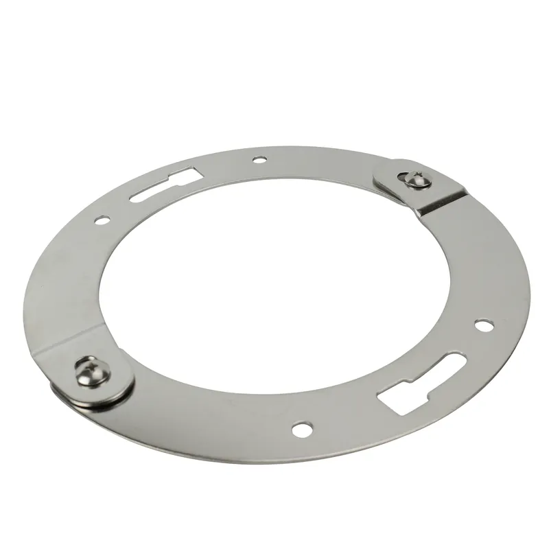Toilet Flange Repair Ring Gray - Stainless Steel Replacement For All Closet Hubs