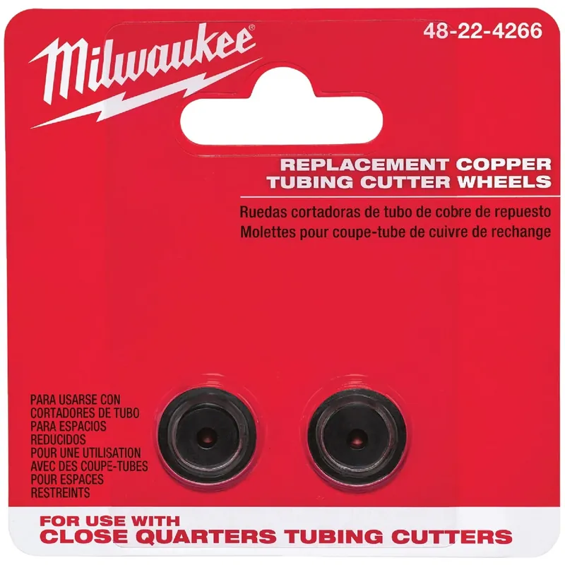 Milwaukee Close Quarters Replacement Cutter Wheel Black 2 Pc