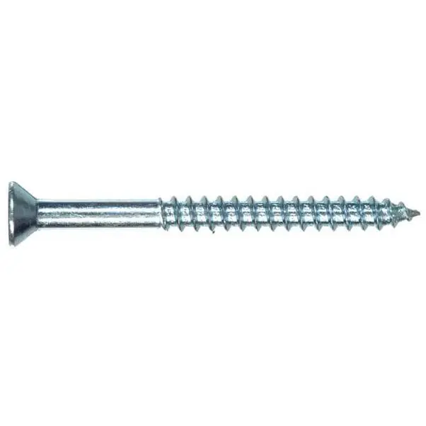 Hillman 6 Zinc Phillips Flat Head Wood Screw