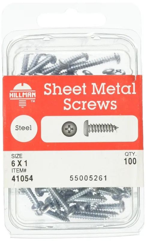 Phillips Sheet Metal Screw 6 X 1 Inch - Durable Fasteners