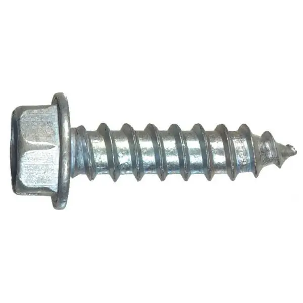 The Hillman Group 41016 Hex Washer Head Slotted Sheet Metal Screw, 10-Inch X 1/2-Inch, 100-Pack