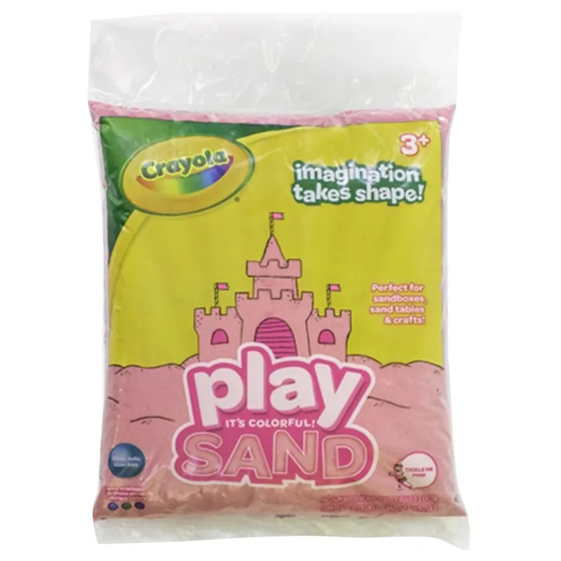 Crayola Pink Non-toxic Dried Play Sand 20 Lb Bag