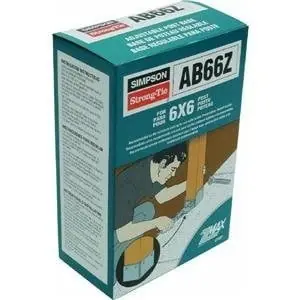 6 Inch X 6 Inch Post Base For Secure Deck And Fence Installation