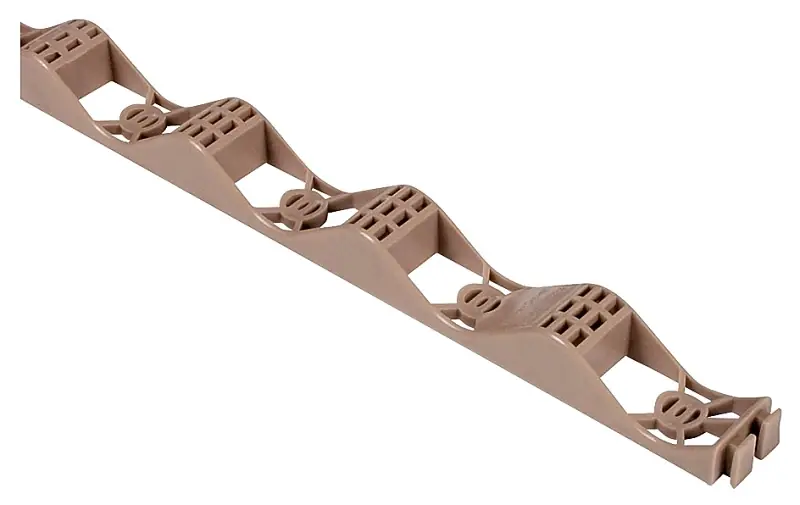 Palruf 1-1/4 In. W X 24 In. L Plastic Horizontal Closure Strips Beige