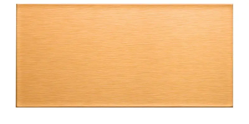 3 In. W X 6 In. L Metal Adhesive Wall Tile - 5 Pieces