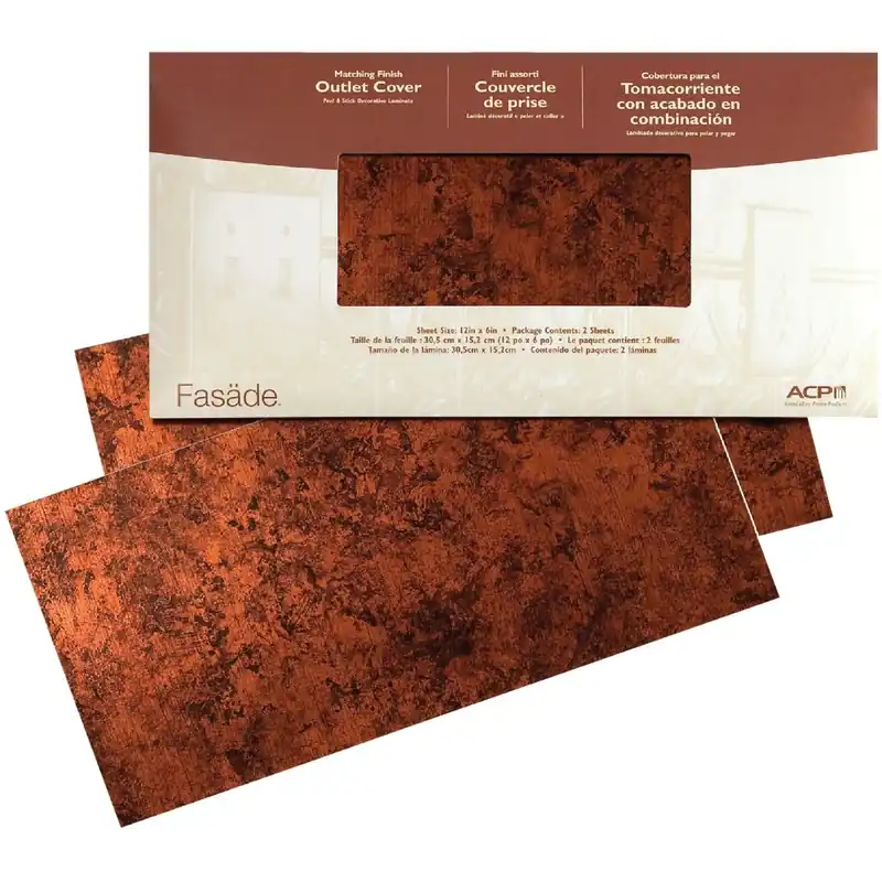 12 Inch Moon Copper Wall Plate Cover Film For Switch Plates And Outlets