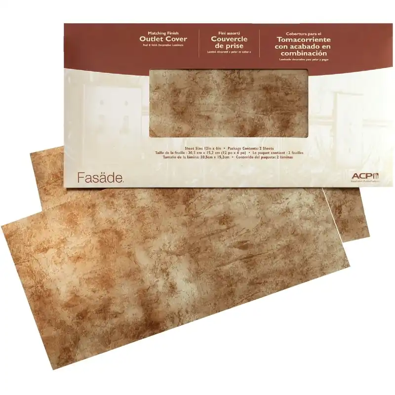 12 Inch Bermuda Bronze Wall Plate Cover Film For Switch Plates And Outlets