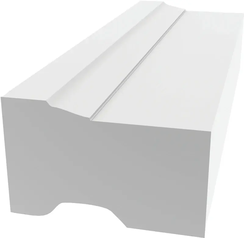 2 In. X 8 Ft. Pvc Brick Molding - Moisture Proof & Energy Efficient