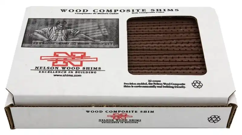 Nelson Wood Shims 8 In. L Wood Fiber Composite Shim (32-Count)