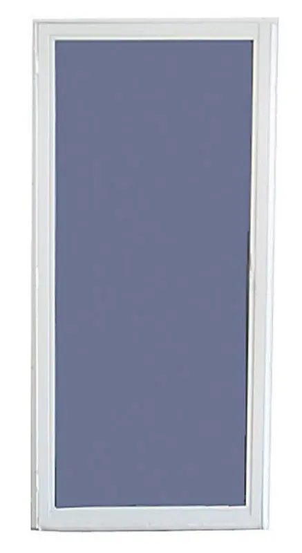 80 In. H X 36 In. W Aluminum White Full-view Storm Door