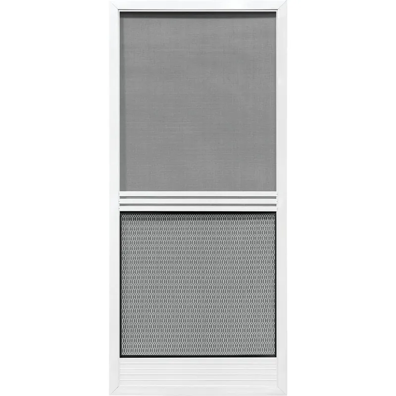 Provencial 36 In. W X 80 In. H White Steel Screen Door Model 3480wh3068