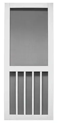 3670wh2868 31 X 79.50 In. White Vinyl Screen Door