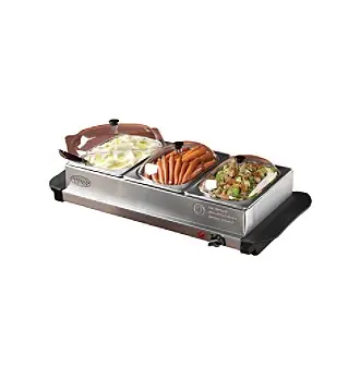 Bcd-332 Mini 3-station Buffet Server And Warming Tray