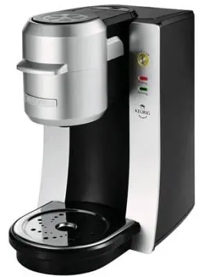 Bvmc-kg2-001 Single Serve Coffee Maker, Silver, Compact Brewing System