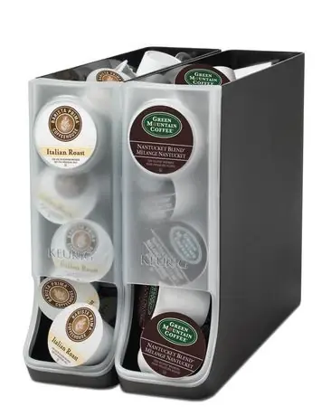 K-cup Storage Dispenser - 2-piece Organizer For Coffee Pods