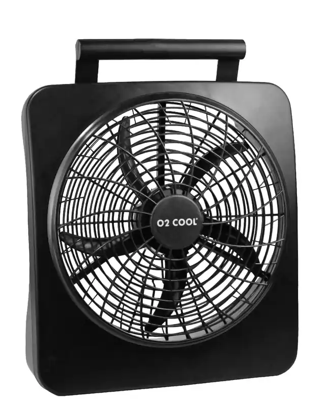 10 Inch Portable Battery Operated Table Fan With Ac Adapter