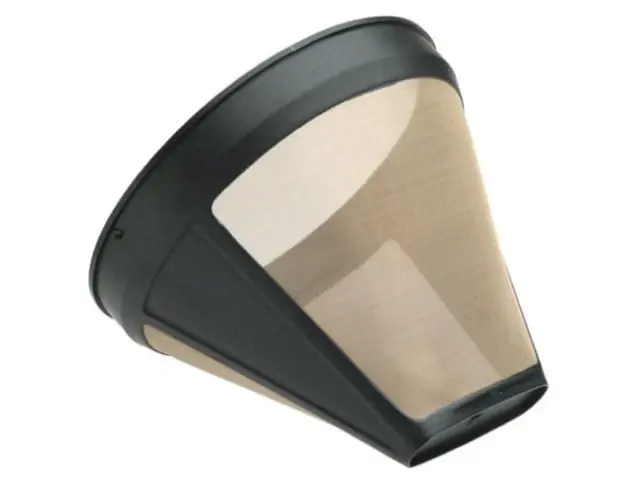 Krups F05342 Gold Tone Permanent Coffee Filter, Black