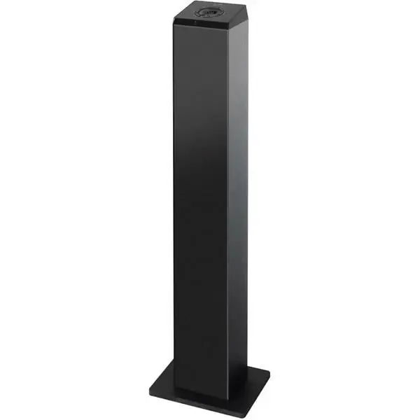 Itb133b Bluetooth Tower Speaker System With Fm Radio And Remote Control