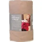 Heated Throw Blanket 50 In. X 60 In. With 3 Heat Settings And Random Patterns